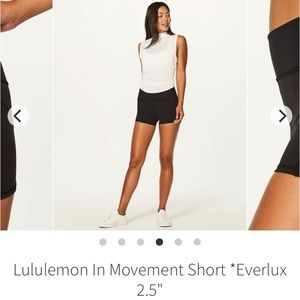 Lululemon align 2.5” In Movement short size 8